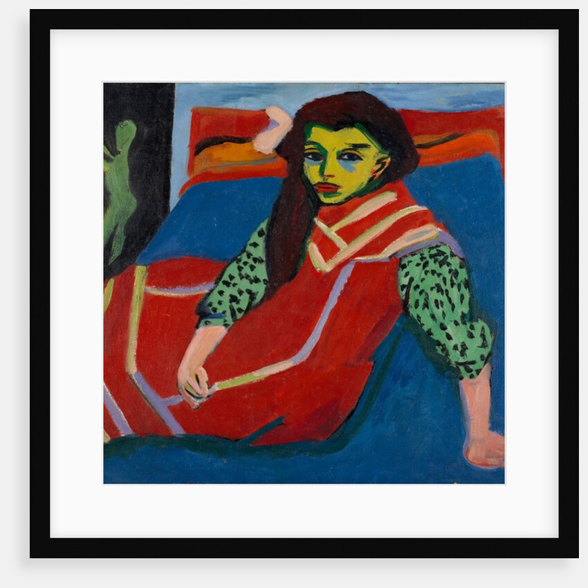 Seated Girl, 1910 by Ernst Ludwig Kirchner