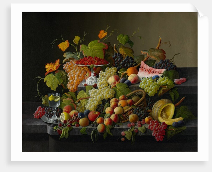Abundant Fruit, 1858 by Severin Roesen