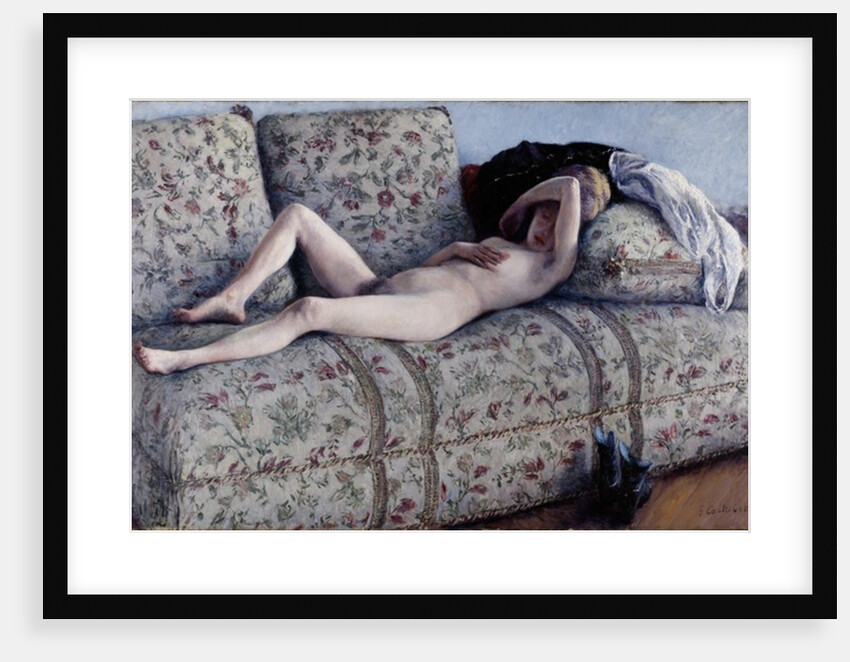 Nude on a Couch, c.1880 by Gustave Caillebotte
