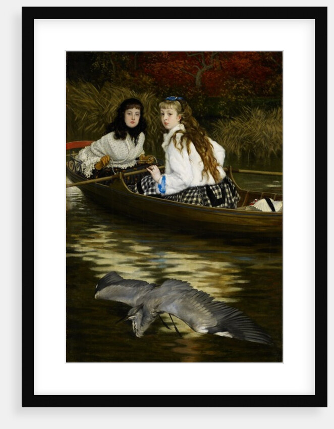 On the Thames, a Heron, c.1871-72 by James Jacques Joseph Tissot