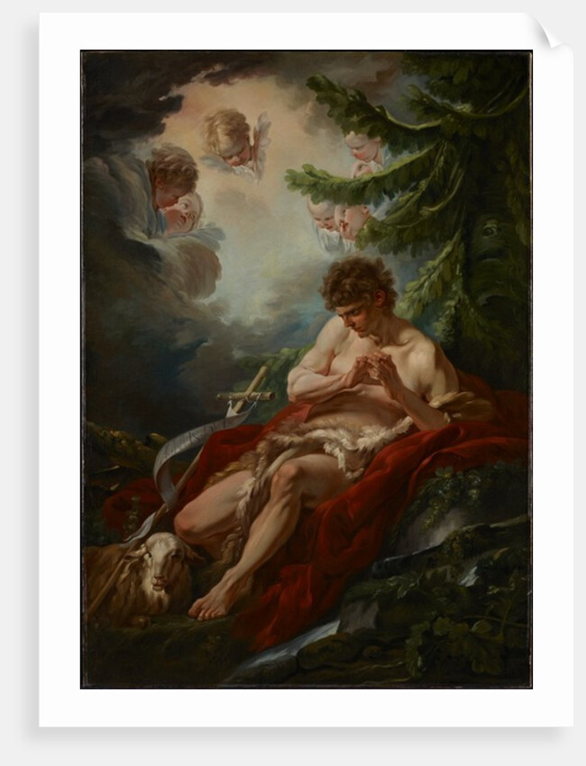 Saint John the Baptist, c.1755 by Francois Boucher