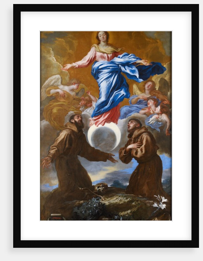The Immaculate Conception with Saints Francis of Assisi and Anthony of Padua, 1650 by Giovanni Benedetto (1609-64) Castiglione