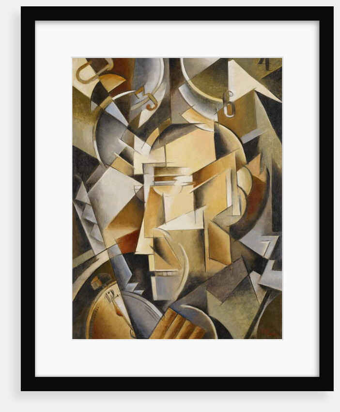 The Clockmaker, c.1914 by Klyun Ivan (1873-1943)