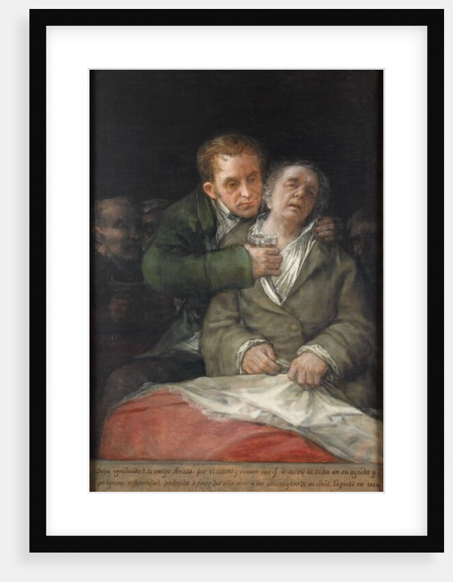 Self-Portrait with Dr. Arrieta, 1820 by Francisco Jose de Goya y Lucientes
