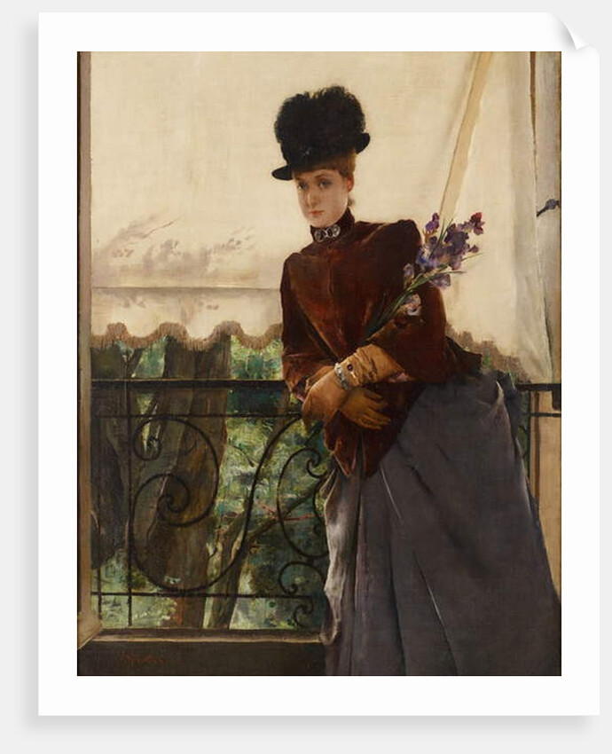 Portrait of Mademoiselle Dubois, 1884 by Alfred Emile Stevens