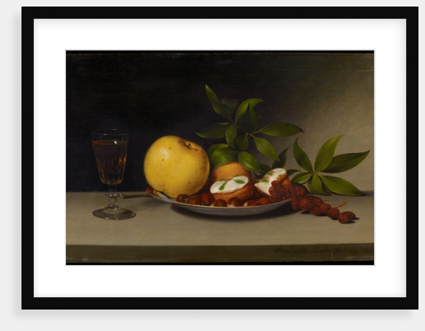 Still Life with Fruit, Cakes and Wine, 1821 by Raphaelle Peale