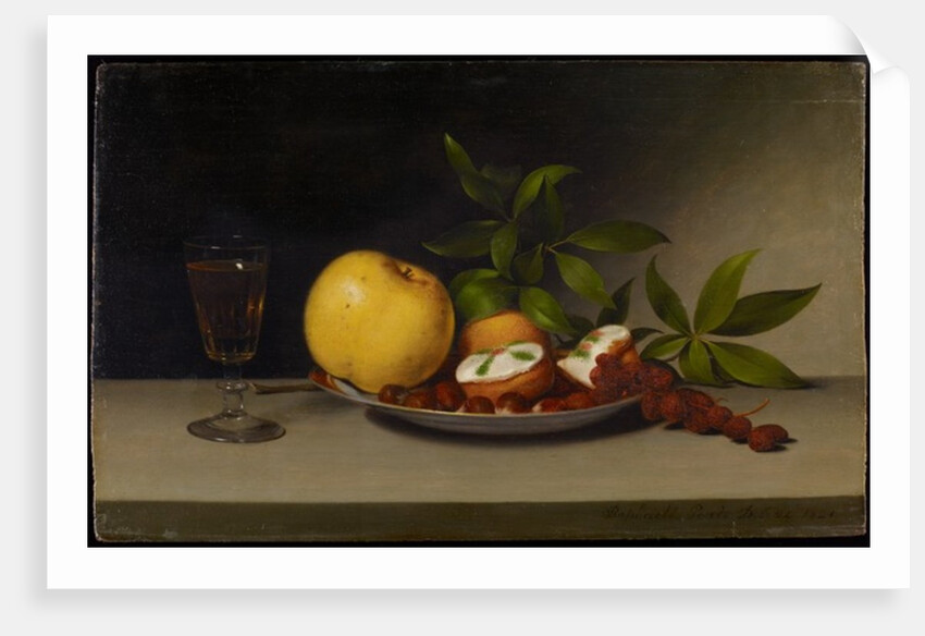 Still Life with Fruit, Cakes and Wine, 1821 by Raphaelle Peale