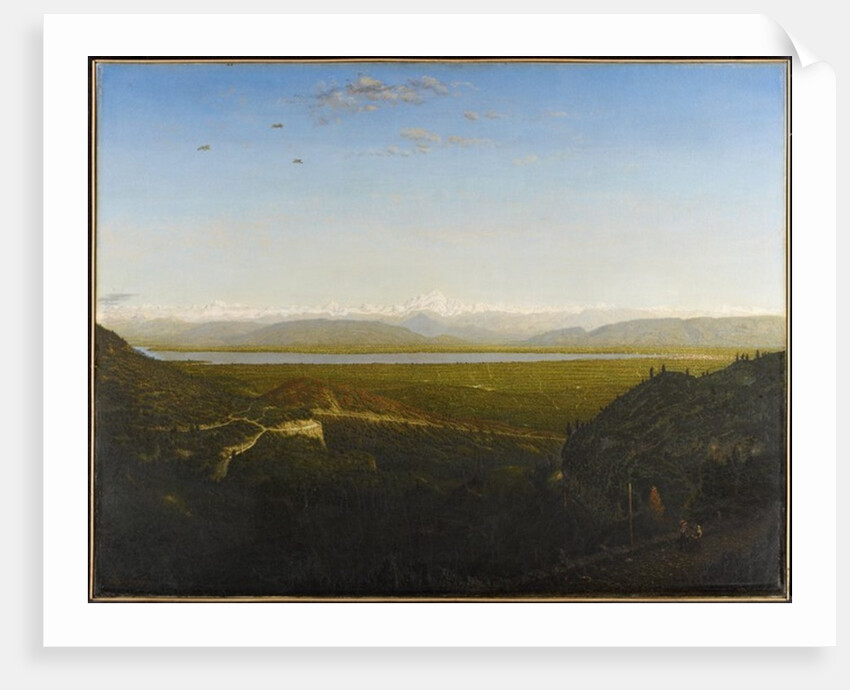 View of Mont Blanc, seen from La Faucille, c.1865 by Theodore Rousseau