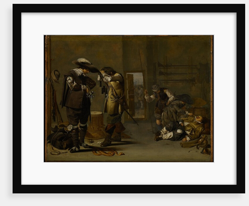 Soldiers Arming Themselves, mid 1630s by Jacob Duck