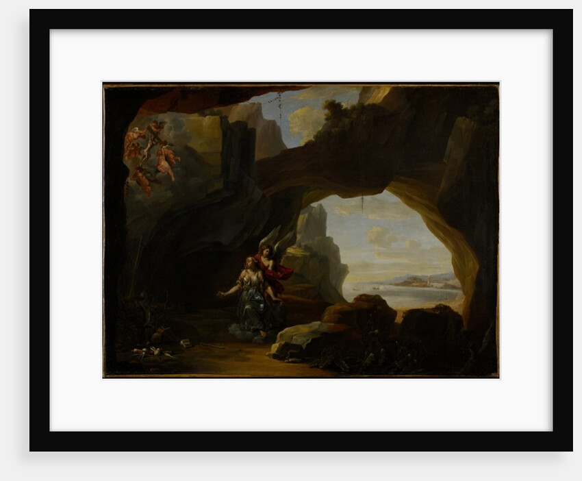 The Magdalen in a Cave, c.1650 by Johannes Lingelbach