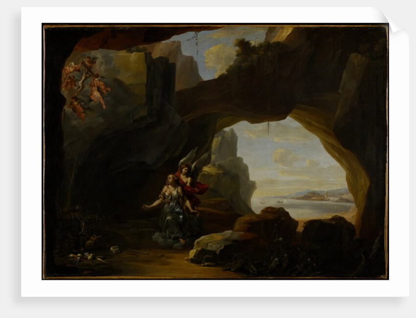 The Magdalen in a Cave, c.1650 by Johannes Lingelbach