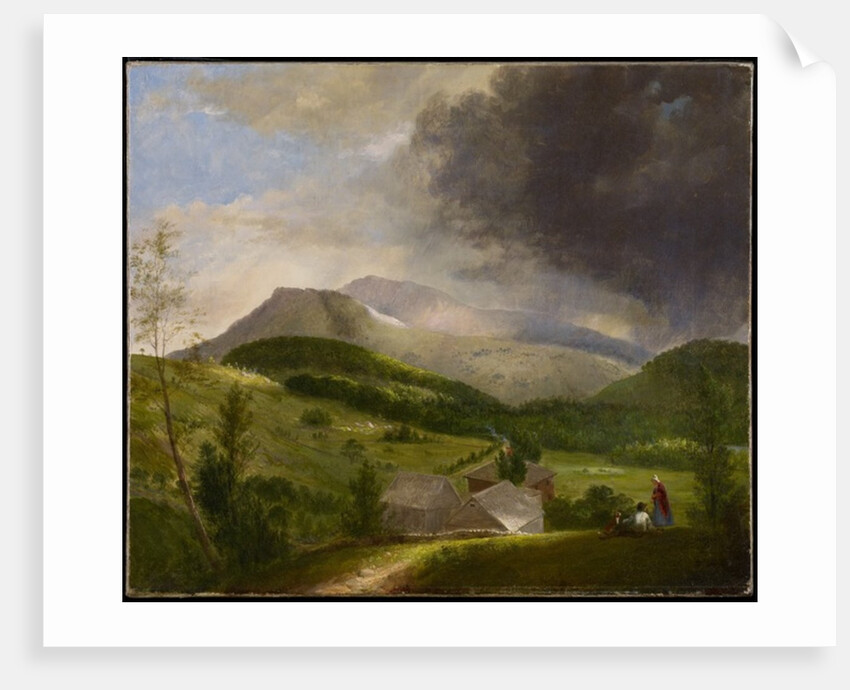 Approaching Storm, White Mountains, 1820s by Alvan Fisher