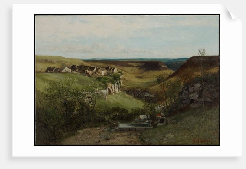 Château d’Ornans, 1855 by Gustave Courbet