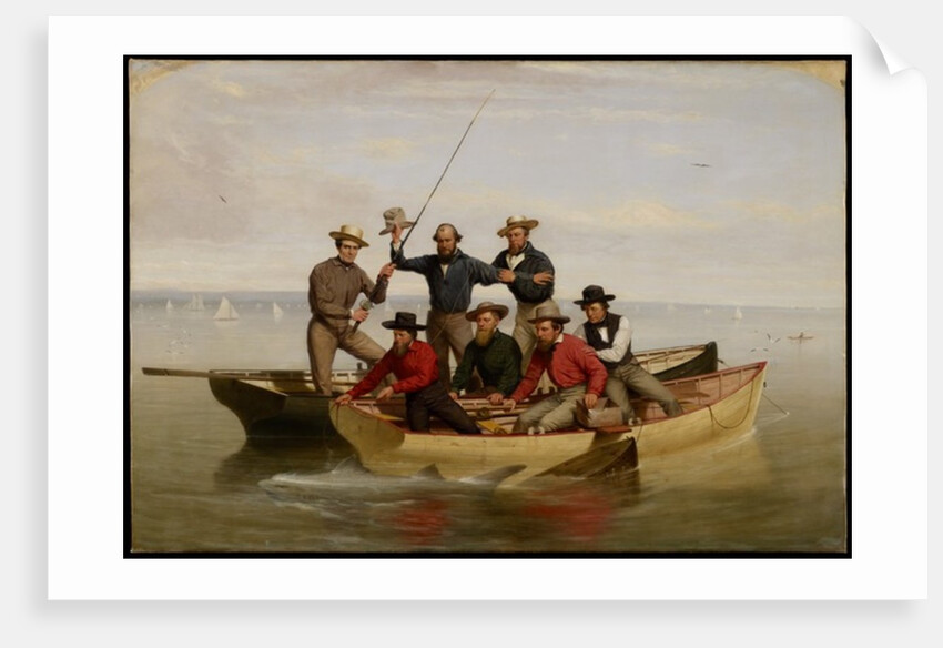 A Fishing Party Off Long Island, 1860 by Junius Brutus Stearns