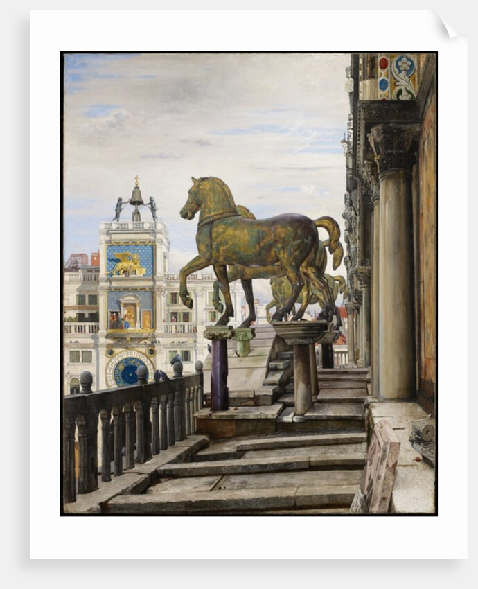 The Bronze Horses of San Marco, Venice, 1876 by Charles Caryl Coleman