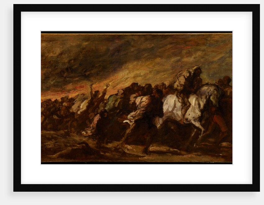 The Fugitives, c.1868 by Honore Daumier