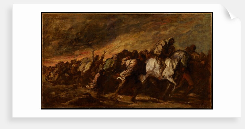 The Fugitives, c.1868 by Honore Daumier