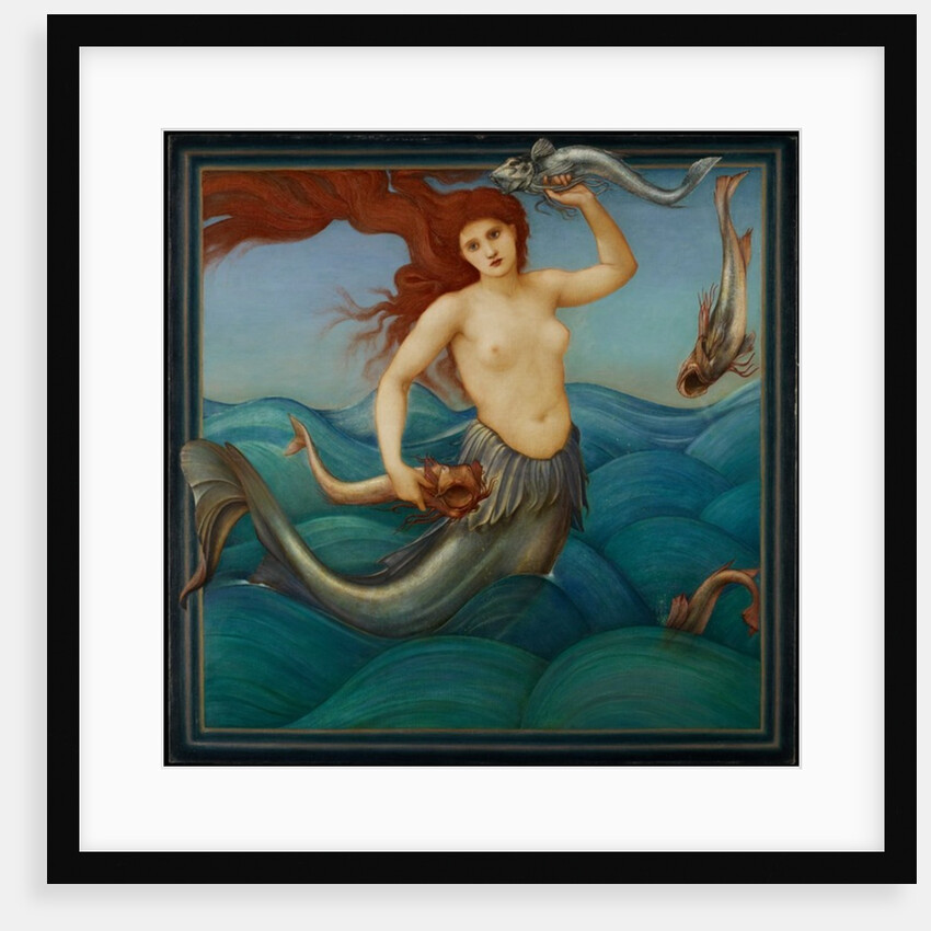 A Sea-Nymph, 1881 by Edward Coley Burne-Jones
