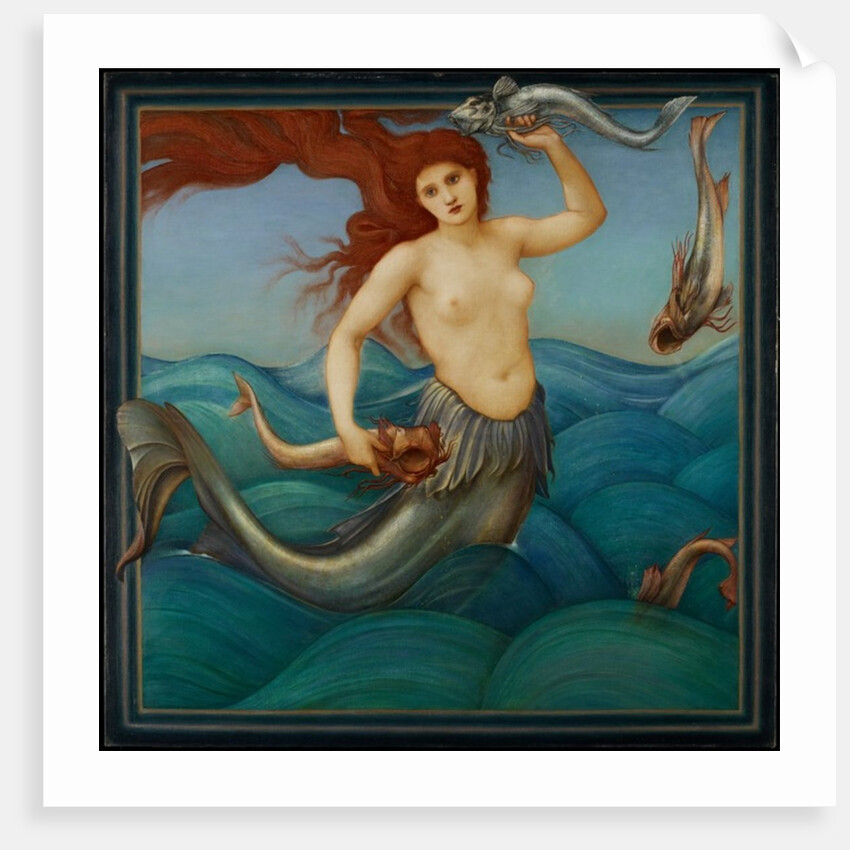 A Sea-Nymph, 1881 by Edward Coley Burne-Jones