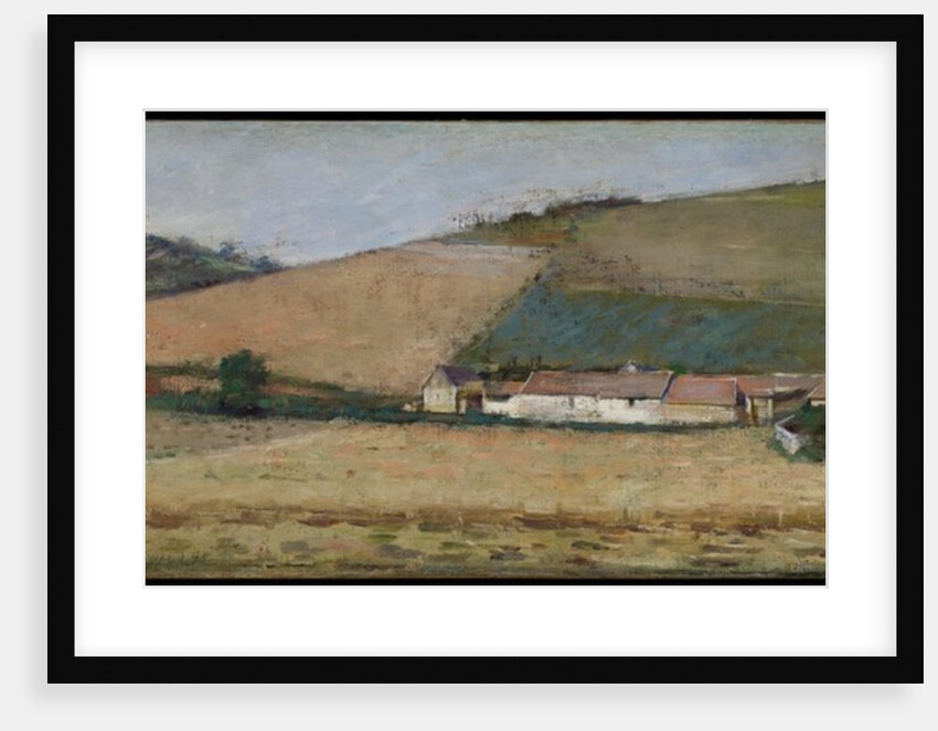 A Farm Among Hills, Giverny, c.1887 by Theodore Robinson