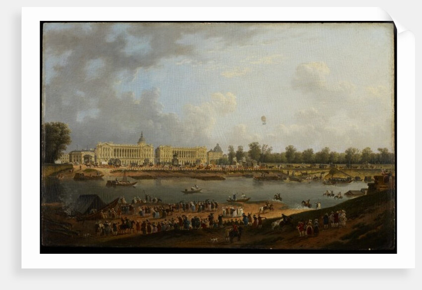 Place de la Concorde, c.1783 by Pierre-Antoine (attr. to) Demachy