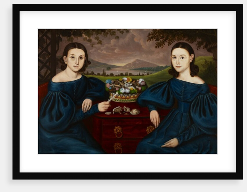 Ann and Eliza Dusenberry, 1838 by Orlando Hand Bears