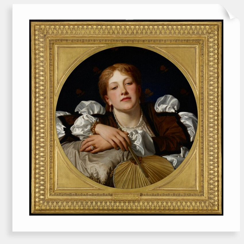 I know a maiden fair to see, take care, 1868 by Charles Edward Perugini