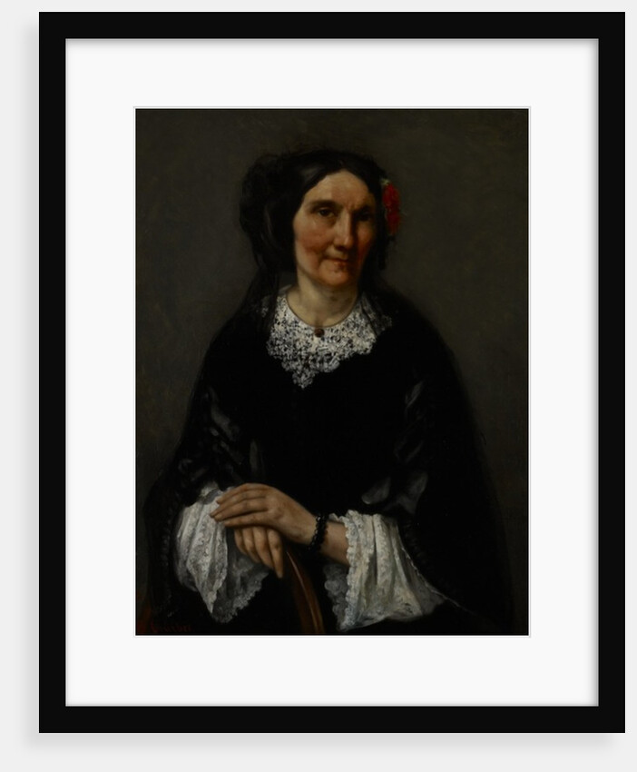 Portrait of Anika Psalmon, Mrs. Robin, 1862 by Gustave Courbet