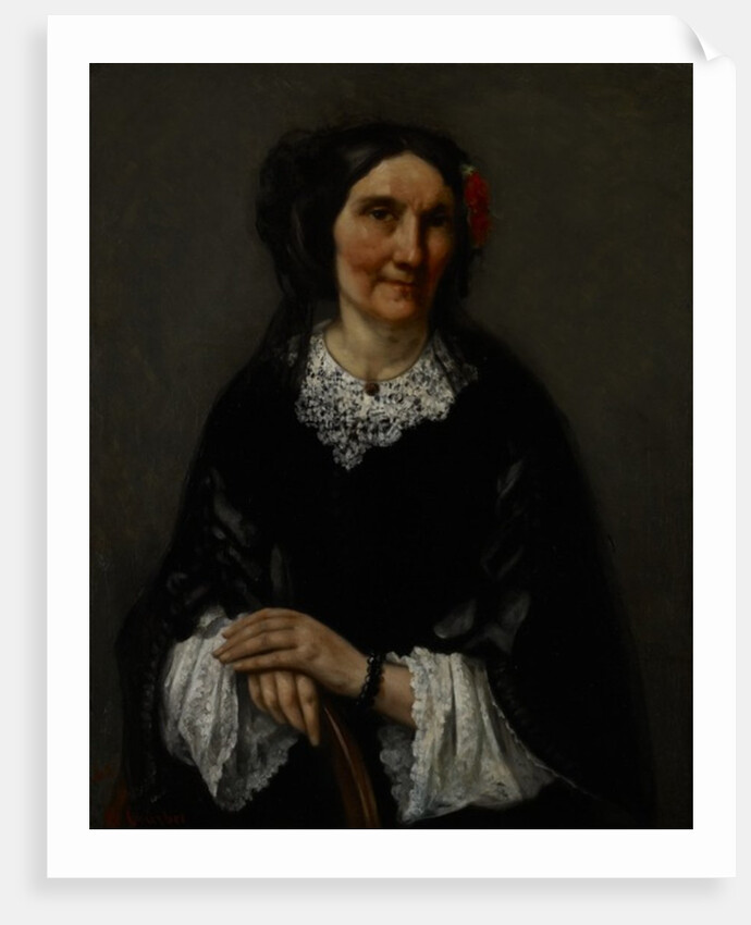 Portrait of Anika Psalmon, Mrs. Robin, 1862 by Gustave Courbet