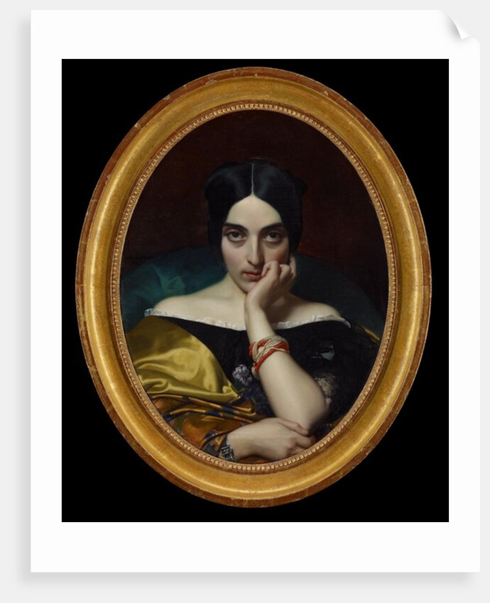 Portrait of Clémentine Karr, 1845 by Henri (1814-82) Lehmann