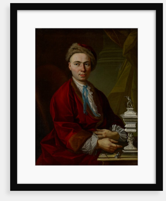 Portrait of the Silversmith Johann Friedrich Baer, c.1770 by Johann Daniel (attr. to) Heimlich