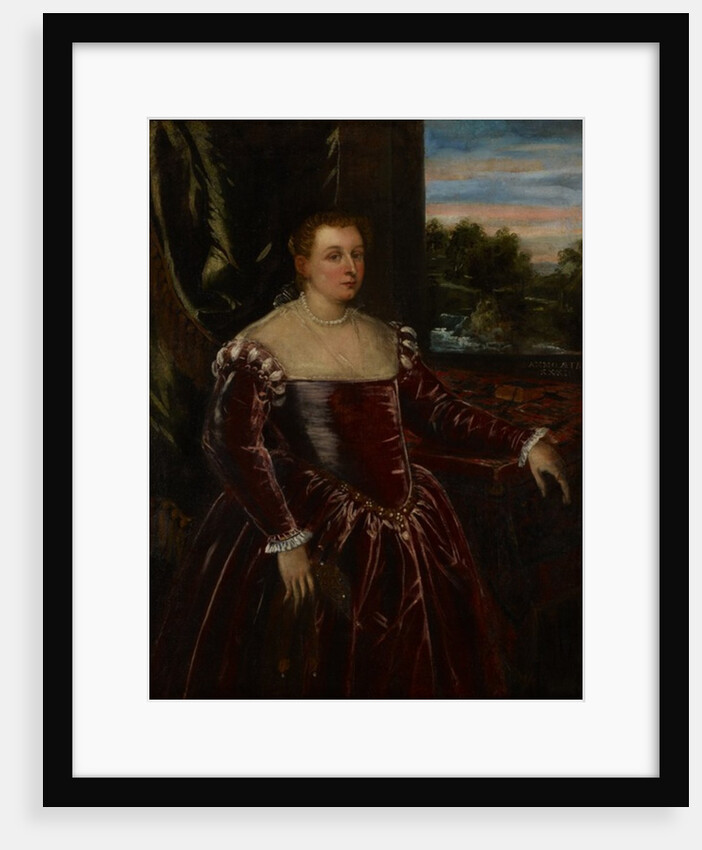 Portrait of Dogaressa Morosina Morosini, 1570-80 by Jacopo Robusti Tintoretto