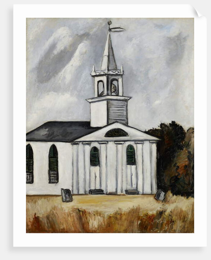 Church at Head Tide #2, 1938-40 by Marsden Hartley