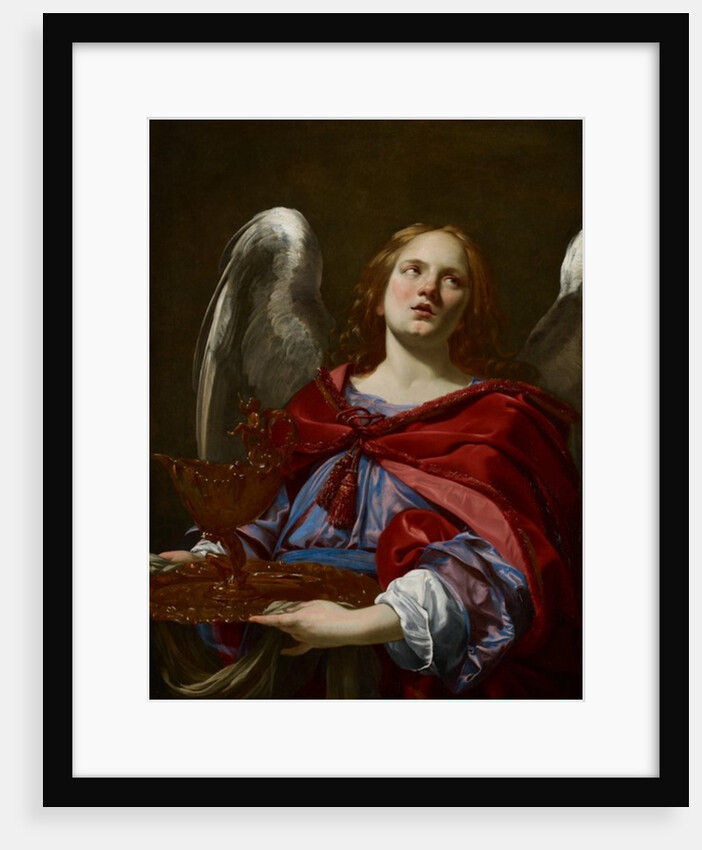 Angels with Attributes of the Passion: Angel Holding the Vessel and Towel for washing the hands of Pontius Pilate, c.1624 by Simon Vouet