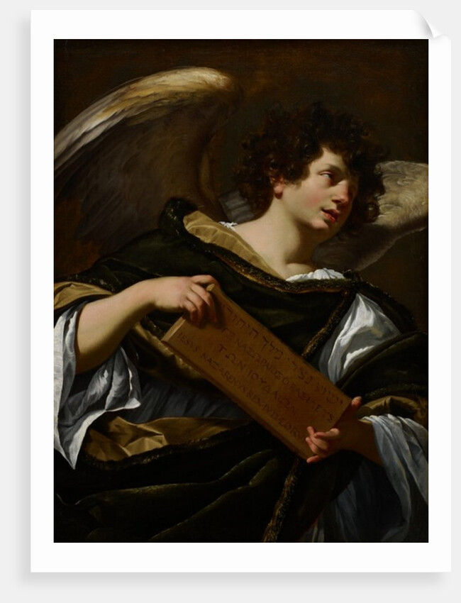 Angels with Attributes of the Passion, the Superscription from the Cross, c.1624 by Simon Vouet