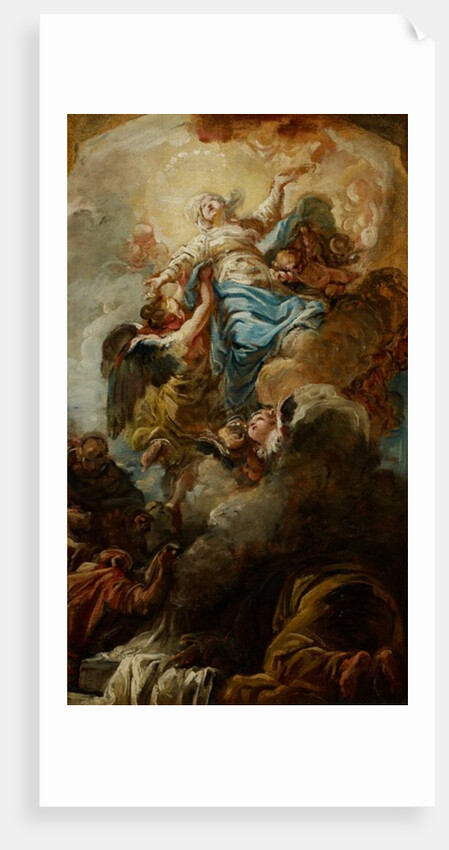 Study for the Assumption of the Virgin, c.1760 by Jean Baptiste Deshays de Colleville