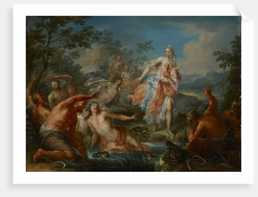 Latona Turning the Lycian Peasants into Frogs, c.1730 by Johann Georg Platzer