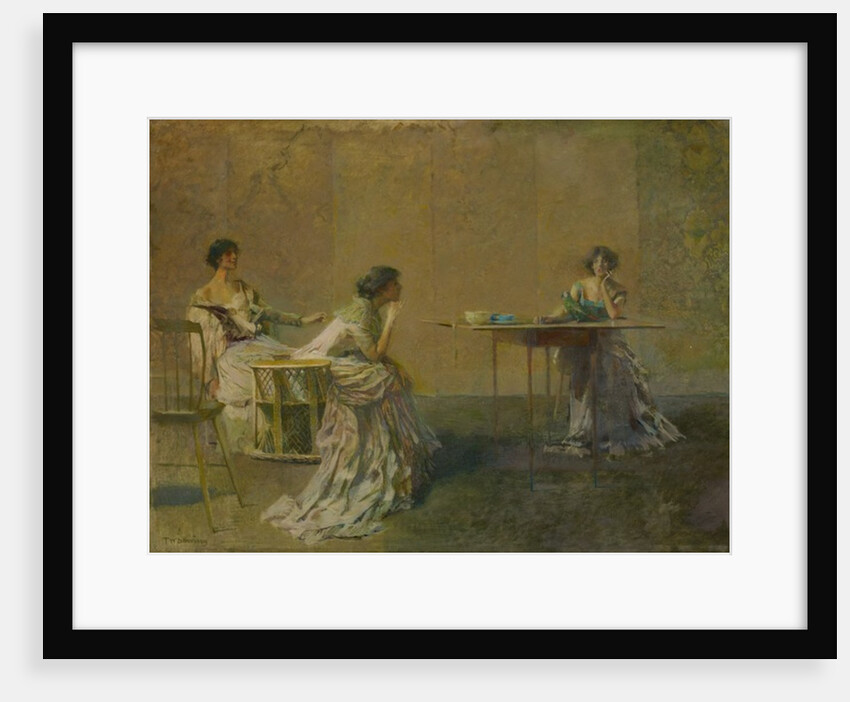 The Gossip, c.1907 by Thomas Wilmer Dewing