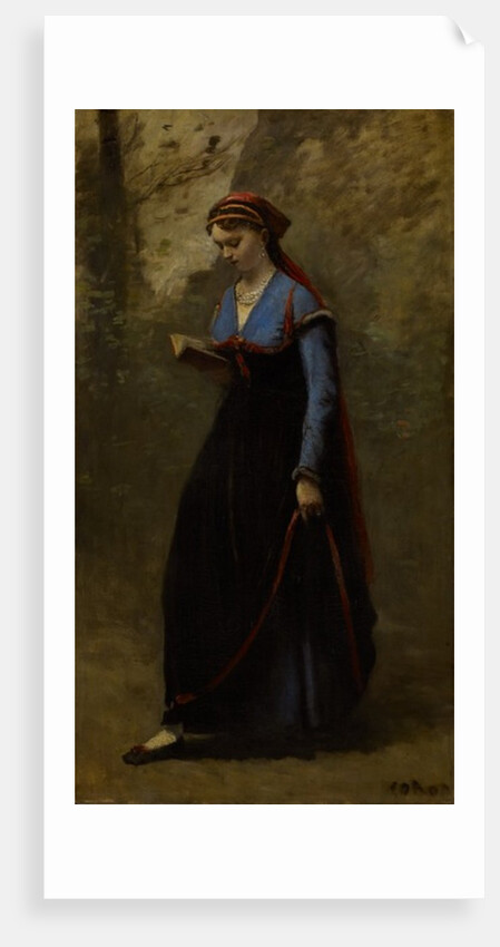 The Reader, 1868 by Jean Baptiste Camille Corot