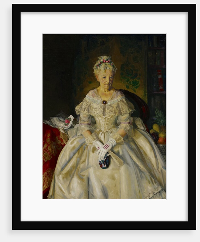 Mrs. T. in Cream Silk, No.2, 1920 by George Wesley Bellows