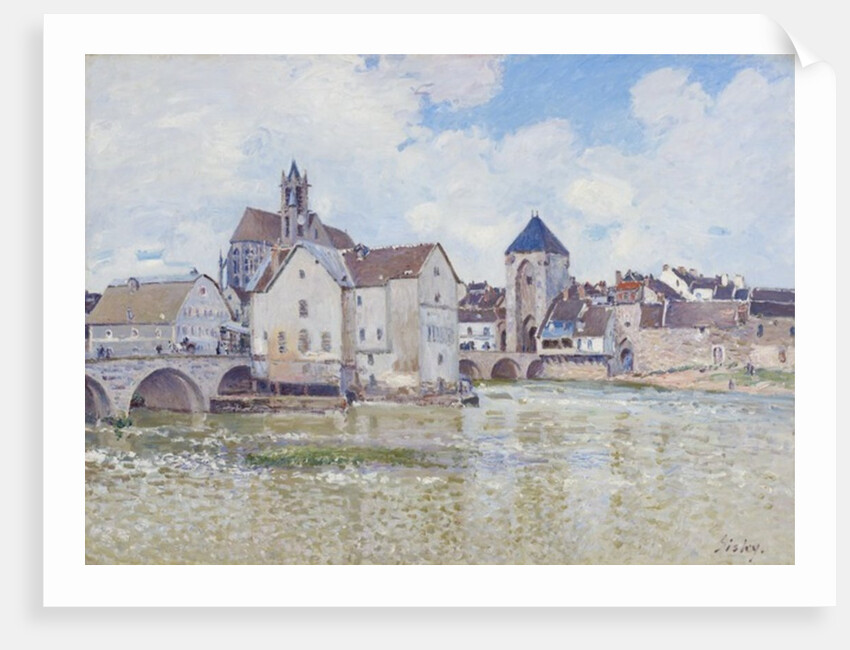 Le Pont de Moret, 1888 by Alfred Sisley