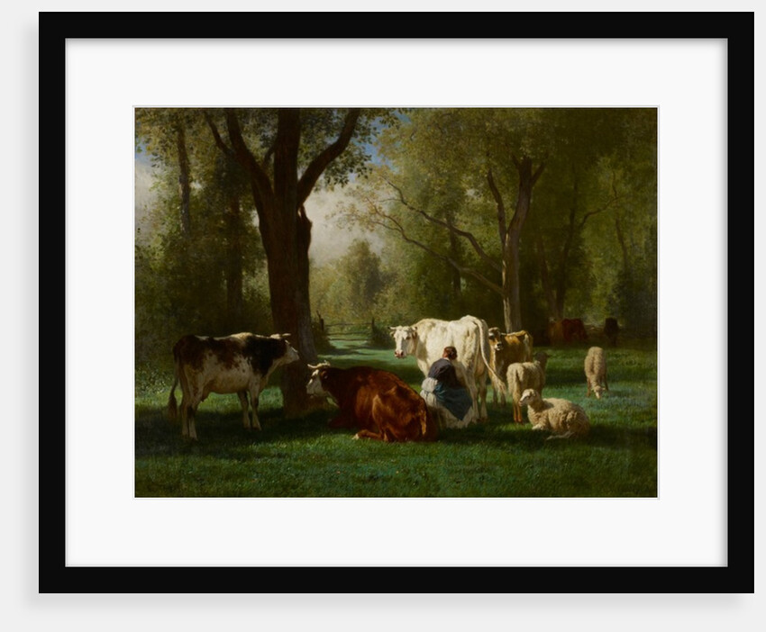 Landscape with Cattle and Sheep, 1852-8 by Constant-Emile Troyon