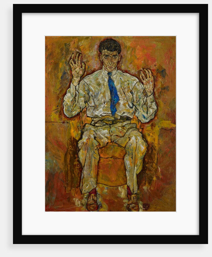 Portrait of Paris von Gütersloh, 1918 by Egon Schiele