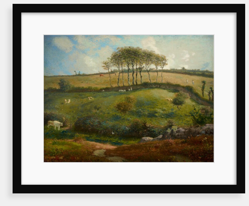 Pasture near Cherbourg, 1871-2 by Jean-Francois Millet