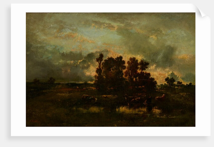 Wet Pasture, c.1870 by Narcisse Virgile Diaz de la Pena