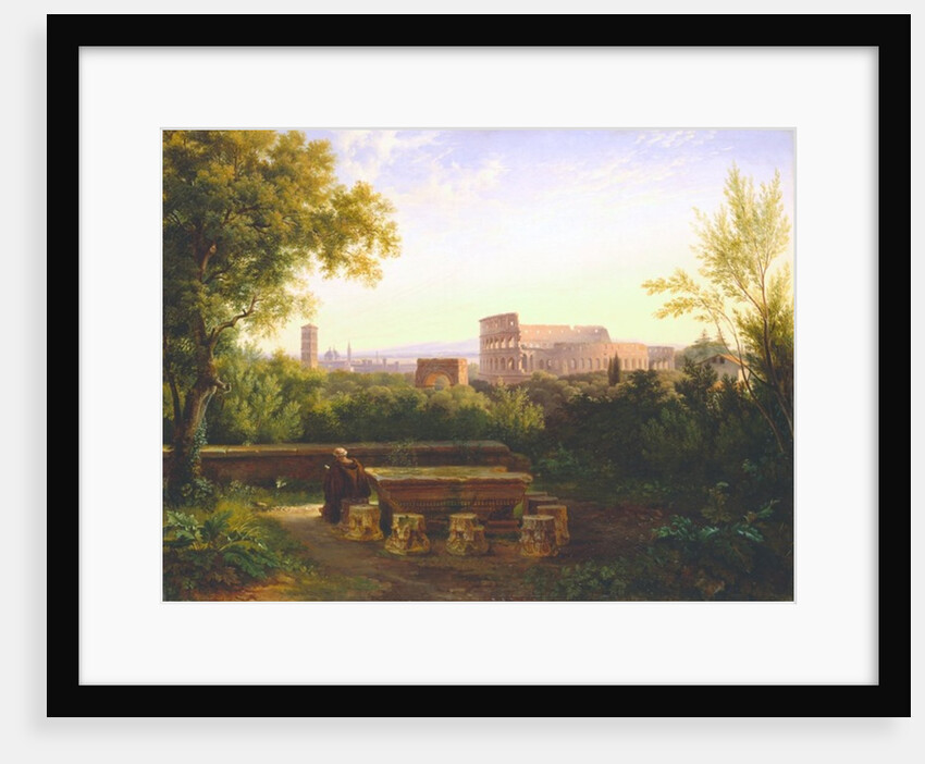 View of the Colosseum from the Orti Farnesiani, 1833 by Antoine Felix Boisselier