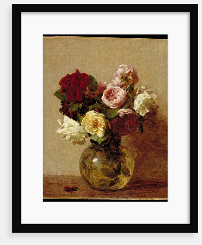 Roses, 1884 by Ignace Henri Jean Fantin-Latour