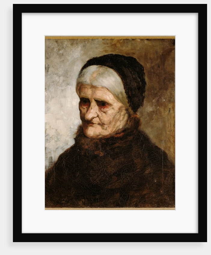 Head of an Old Woman, 1881 by Robert Koehler