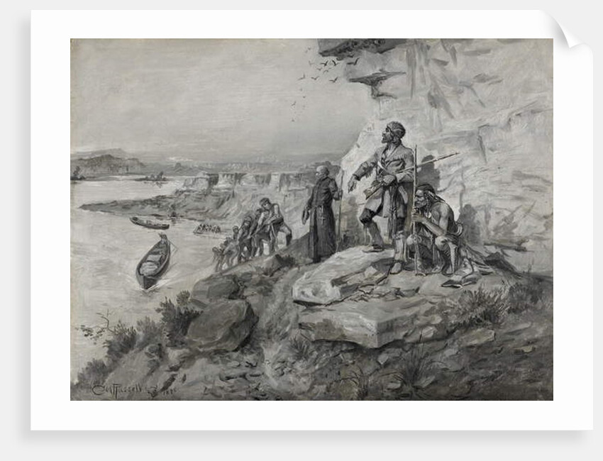 Voyageurs, 1898 by Charles Marion Russell