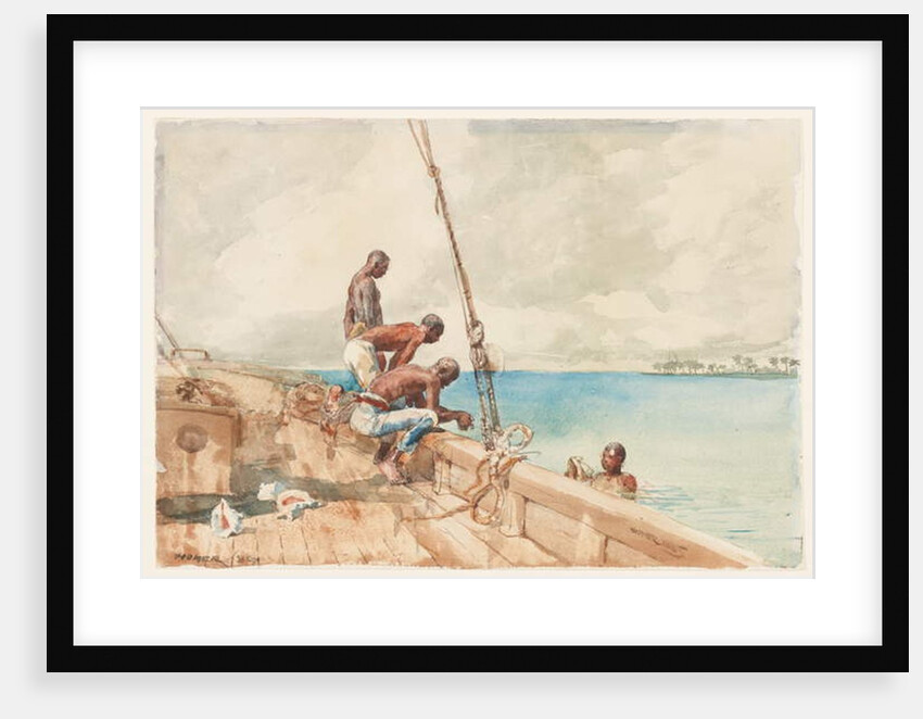 The Conch Divers, 1885 by Winslow Homer